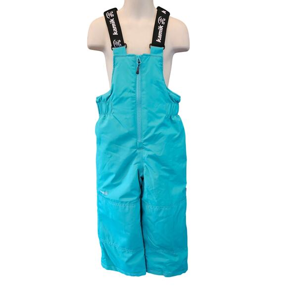 NWOT Kamik Winkie Insulated Ski Bib sz 4 winter jumper lined snow waterproof - Picture 1 of 9